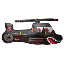Folieballon Super Shape Black Chopper
