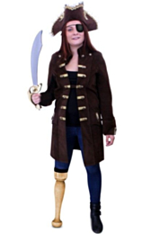Dames Piratenjas Bonney