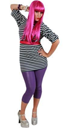 Dorustrui blauw/wit