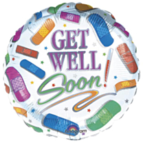 Folieballon Get Well Bandage