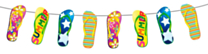 Slinger met Slippers 10 Mtr