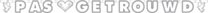 Letterslinger Pas Gertrouwd