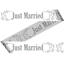 Markeerlint Just Married 15Mtr