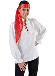 Piratenblouse creme