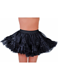 Petticoat kort zwart