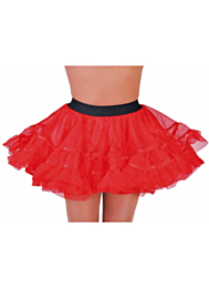 Petticoat kort rood