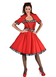 50's Jurk Rood/Sheeba
