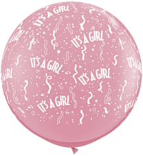 Ballon 90cm Pink It'S Meisje