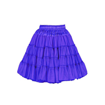 Petticoat 2-laags div. kleuren-Blauw