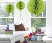 Honeycomb bal Lime Groen 30cm