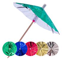 Parasol Prikkers 10cm Metallic