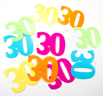 Tafelconfetti XL 30 Jaar