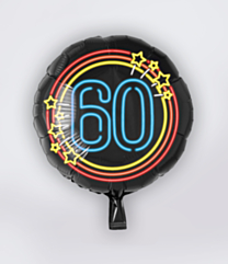 Neon Folieballon 60 jaar