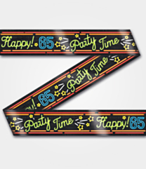 Neon Party tape 65 jaar