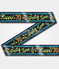 Neon Party tape 70 jaar