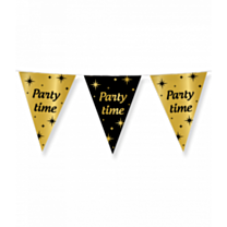 Classy Party flags foil - Party time