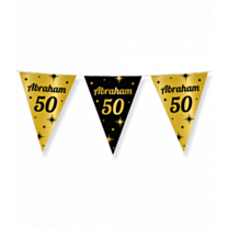 Classy Party flags foil - Abraham 50