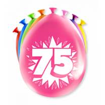 Happy party balloons - 75 years