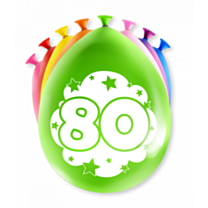 Happy party balloons - 80 years