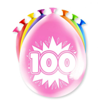 Happy party balloons - 100 years