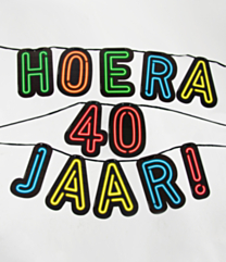 Neon slinger 40 jaar