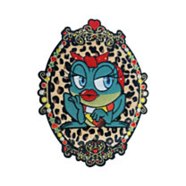 Ornament panter rug embleem