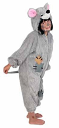 Kostuum rat pluche 140-152