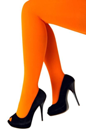 Panty 60 den microfiber fluor oranje