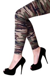Legging camouflage volw.