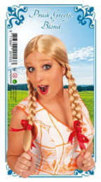 Pruik greetje blond