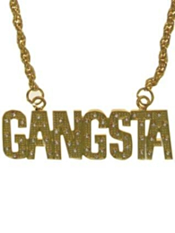 Collier gangsta goud