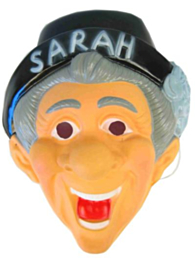 Masker plastic sarah + hoed
