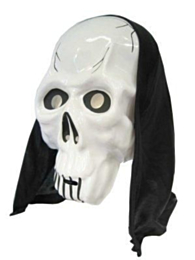 Masker dood + hoofddoek (Halloween)