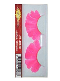 Wimpers veren pink