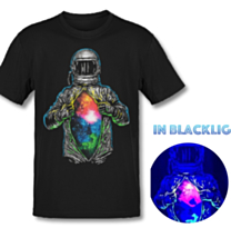 T-shirt Astro Zipp Blacklight
