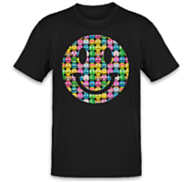 T-shirt Smileys Blacklight