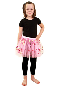 Tule rokje dots roze meisjes