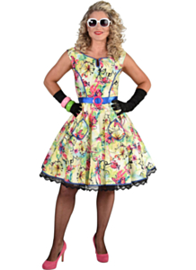50's bloesem jurk