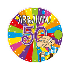 LED Party Badge Abraham