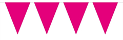 Vlaggenlijn Effen Magenta 10mtr