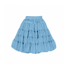 Petticoat 2-laags div. kleuren-Baby blauw