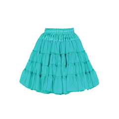 Petticoat 2-laags div. kleuren-Turquoise