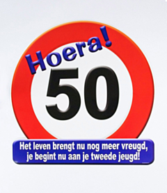 Huldeschild - 50 jaar
