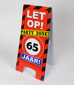 Warning Sign - 65 jaar