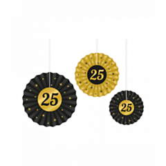 Classy party paper fan - 25