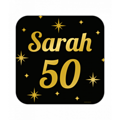 Classy party decoration signs - Sarah 50