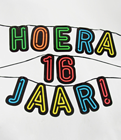 Neon slinger 16 jaar