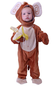Baby aapje met banaan 116