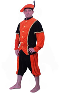 Piet pak oranje-zwart pansamt 48-50