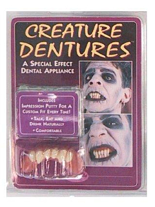 Gebit vampier speciale pasvorm (Halloween)